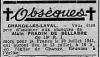 Annonce de décès de Alain Jean Marie Fradin de Bellabre (origine inconnue) - Tarbes (65) - 30 juillet 1941. Annonce de décès de Alain Jean Marie Fradin de Bellabre (origine inconnue) - Tarbes (65) - 30 juillet 1941.
