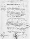 Acte de décès de Julien Bouquet Combe, au 29 rue du Champ-de-Mars, à Paris (75007) - 10 mars 1869. Acte de décès de Julien Bouquet Combe, au 29 rue du Champ-de-Mars, à Paris (75007) - 10 mars 1869.