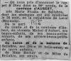 Annonce de décès de Marie Fradin de Bellabre - Presse inconnue - août 1965. Annonce de décès de Marie Fradin de Bellabre - Presse inconnue - août 1965.