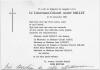 Faire-part de décès d'André Millet - 15 septembre 1985. Faire-part de décès d'André Millet - 15 septembre 1985.