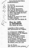 Annonce de décès de Marie Thérèse Anne de Séré - Le Figaro du 11 mars 1995. Annonce de décès de Marie Thérèse Anne de Séré - Le Figaro du 11 mars 1995.