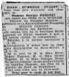 Annonce de décès d'Agnès des Prez de La Morlais - presse inconnue - 5 mai 1961. Annonce de décès d'Agnès des Prez de La Morlais - presse inconnue - 5 mai 1961.